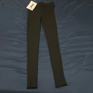 NWT naked wardrobe Nordstrom sexy ribbed snatched tight black legging pants